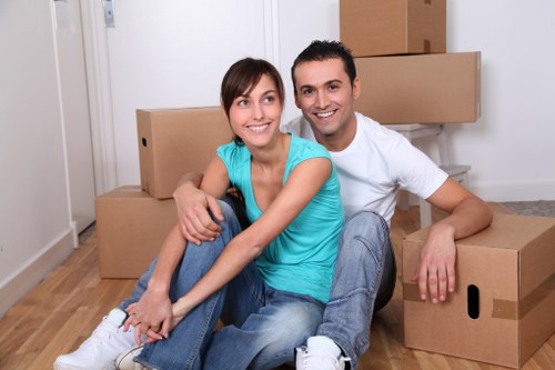 Local team collecting unwanted sofas and wardrobes from an Ilford property