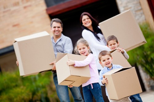 Local office relocation team managing access and transport for an Ilford business move